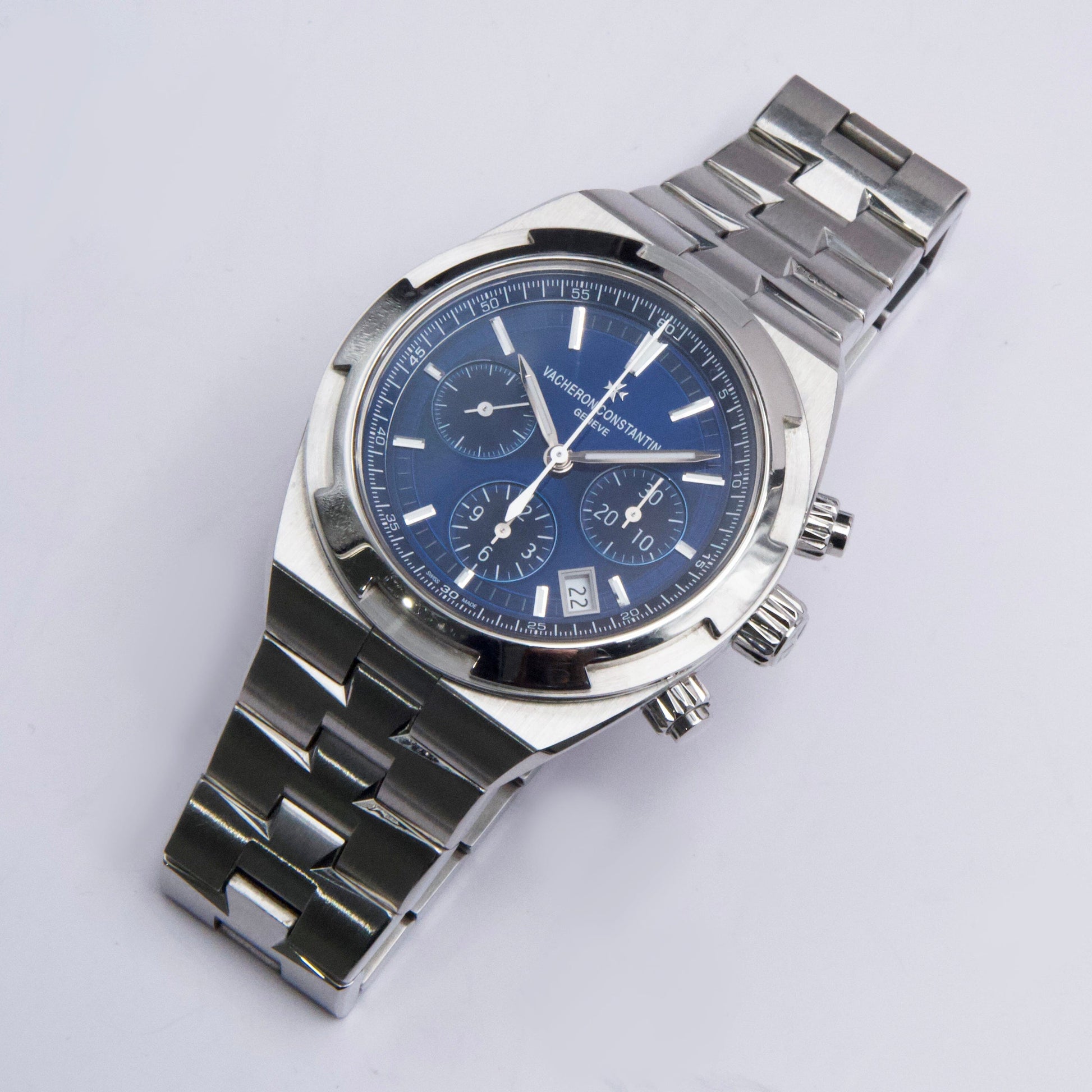 Vacheron Constantin Overseas 5500V/110A-B148 Blue Dial Mens Watch - Watches