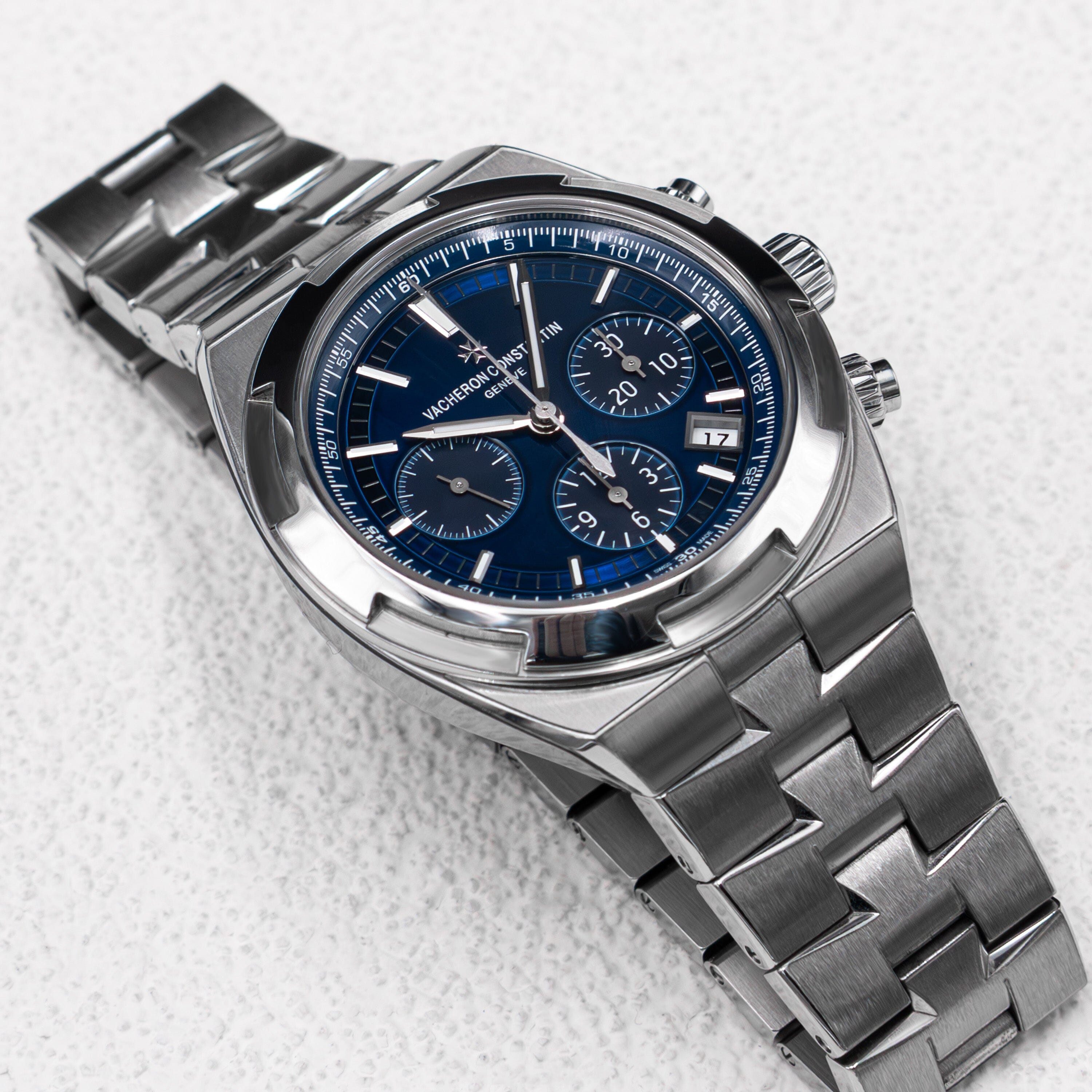 Vacheron Constantin Overseas 5500V/110A-B148 Blue Dial Mens – Phigora