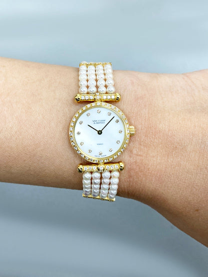 Van Cleef & Arpels La Collection Classic Paris 18901 B1 Diamond Ladies Watch - Watches
