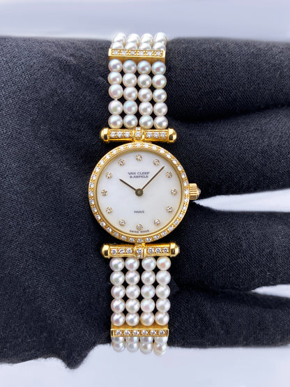 Van Cleef & Arpels La Collection Classic Paris 18901 B1 Diamond Ladies Watch - Watches
