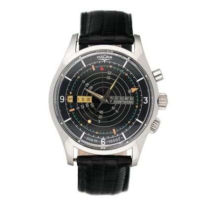 Vulcain Cricket Nautical Black Dial Mens Watch