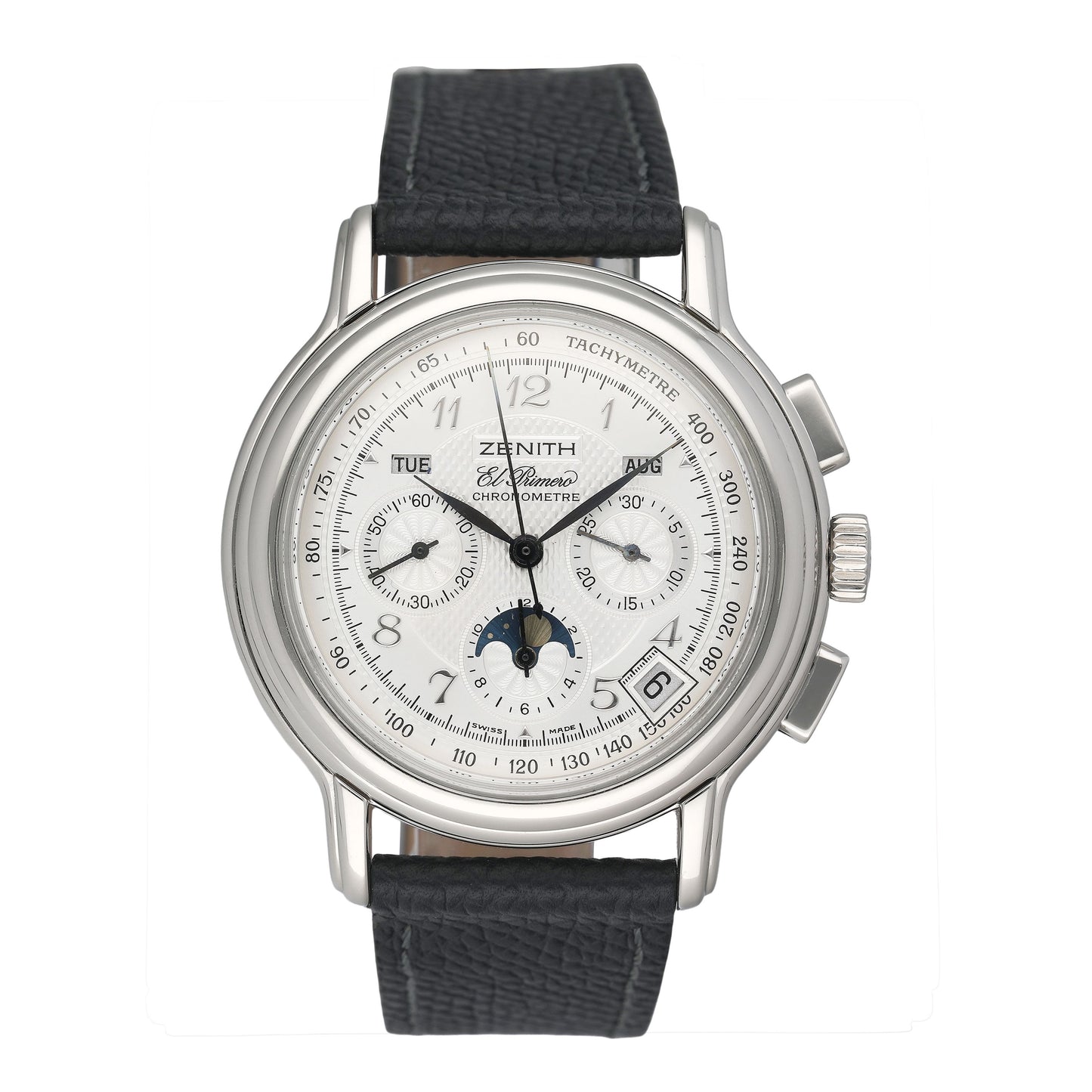 Zenith El Primero Chronomaster 39.0240.410/01 Silver Dial Steel Mens Watch Box Papers - Watches