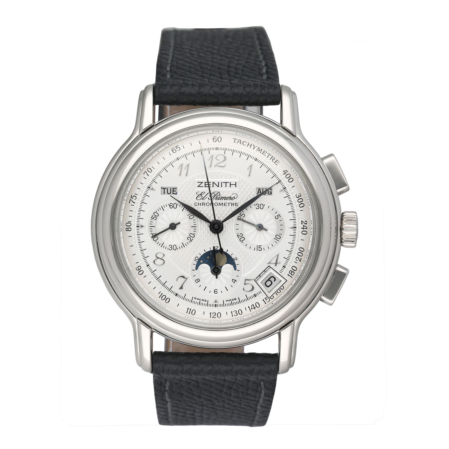 Zenith El Primero Chronomaster 39.0240.410/01 Silver Dial Steel Mens Watch Box Papers - Watches