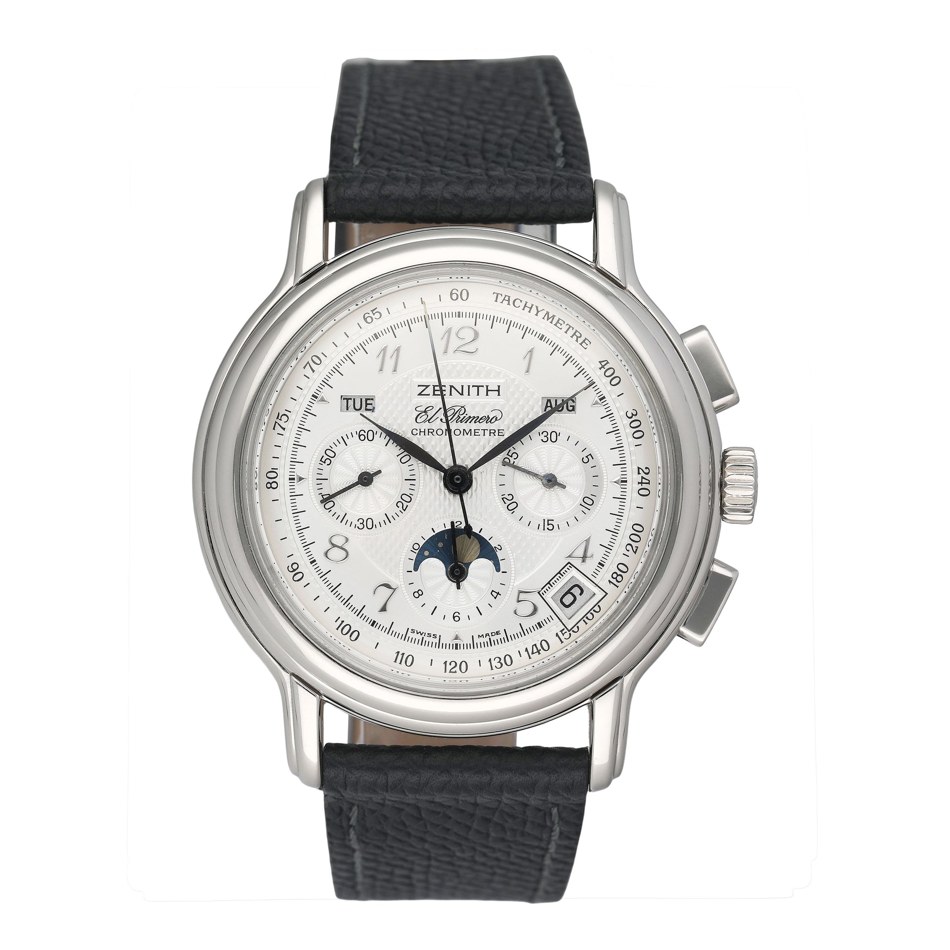 Zenith El Primero Chronomaster 39.0240.410/01 Silver Dial Steel Mens Watch Box Papers - Watches
