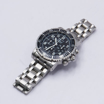 Zenith El Primero Rainbow Flyback 1/02.0470.405 Black Dial Steel Mens Watch Box Papers - Watches