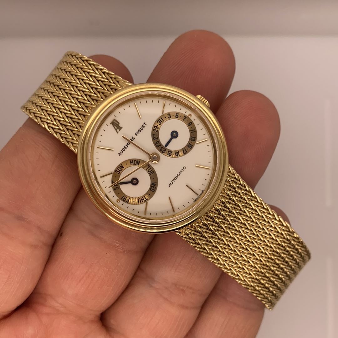 Audemars Piguet 18K Yellow Gold Day-Date Men’s Watch - Wristwatch