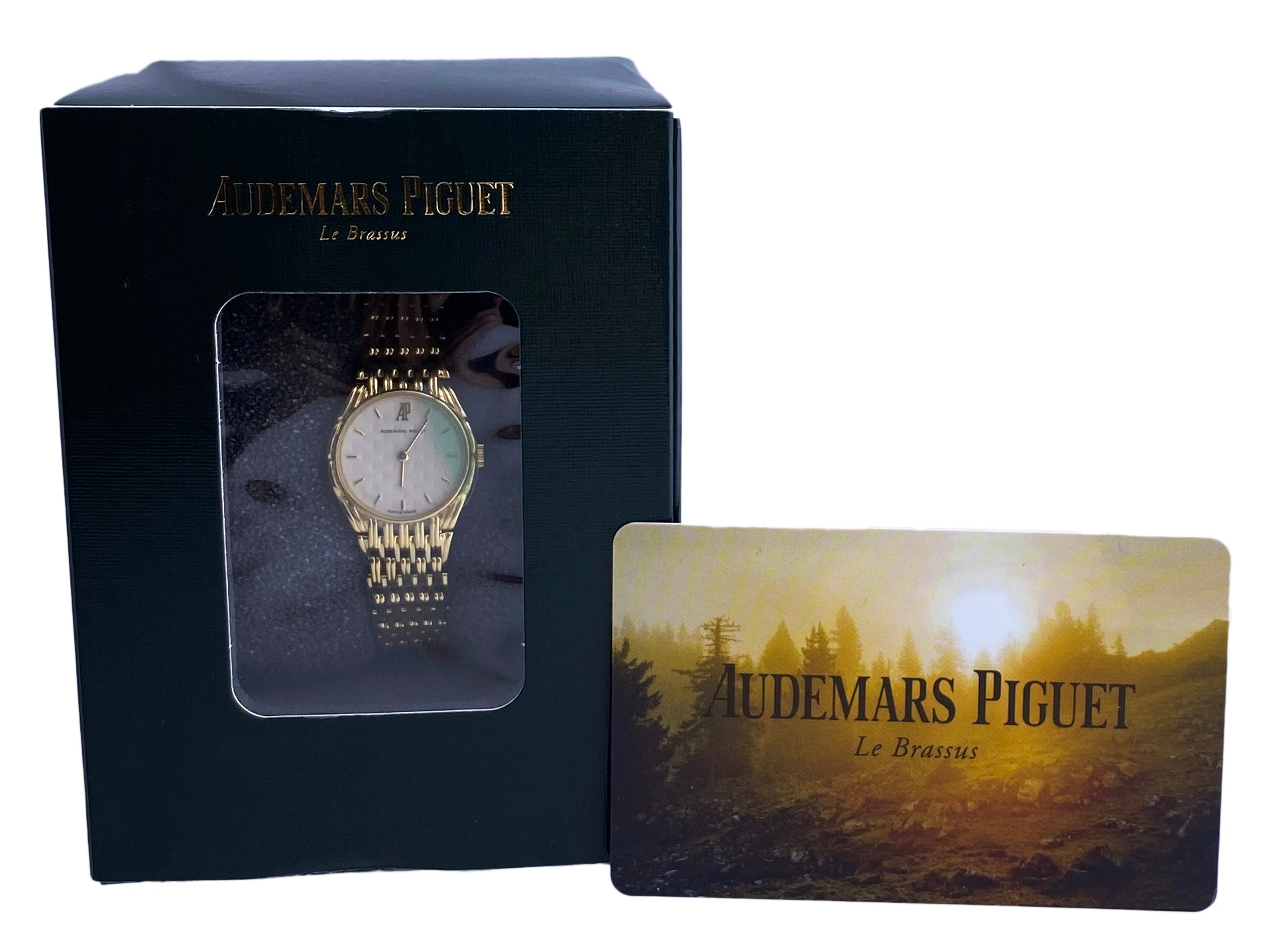 Audemars Piguet 18K Yellow Gold Ladies Watch Service Card - Wristwatch