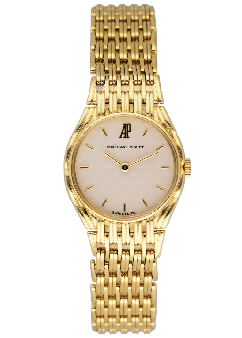 Audemars Piguet 18K Yellow Gold Ladies Watch Service Card - Wristwatch