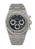 Audemars Piguet 26022BC 18K White Gold Chronograph Blue Dial - Wristwatch
