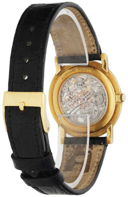 Audemars Piguet 5214 18K Yellow Gold Skeleton Dial Men's Watch