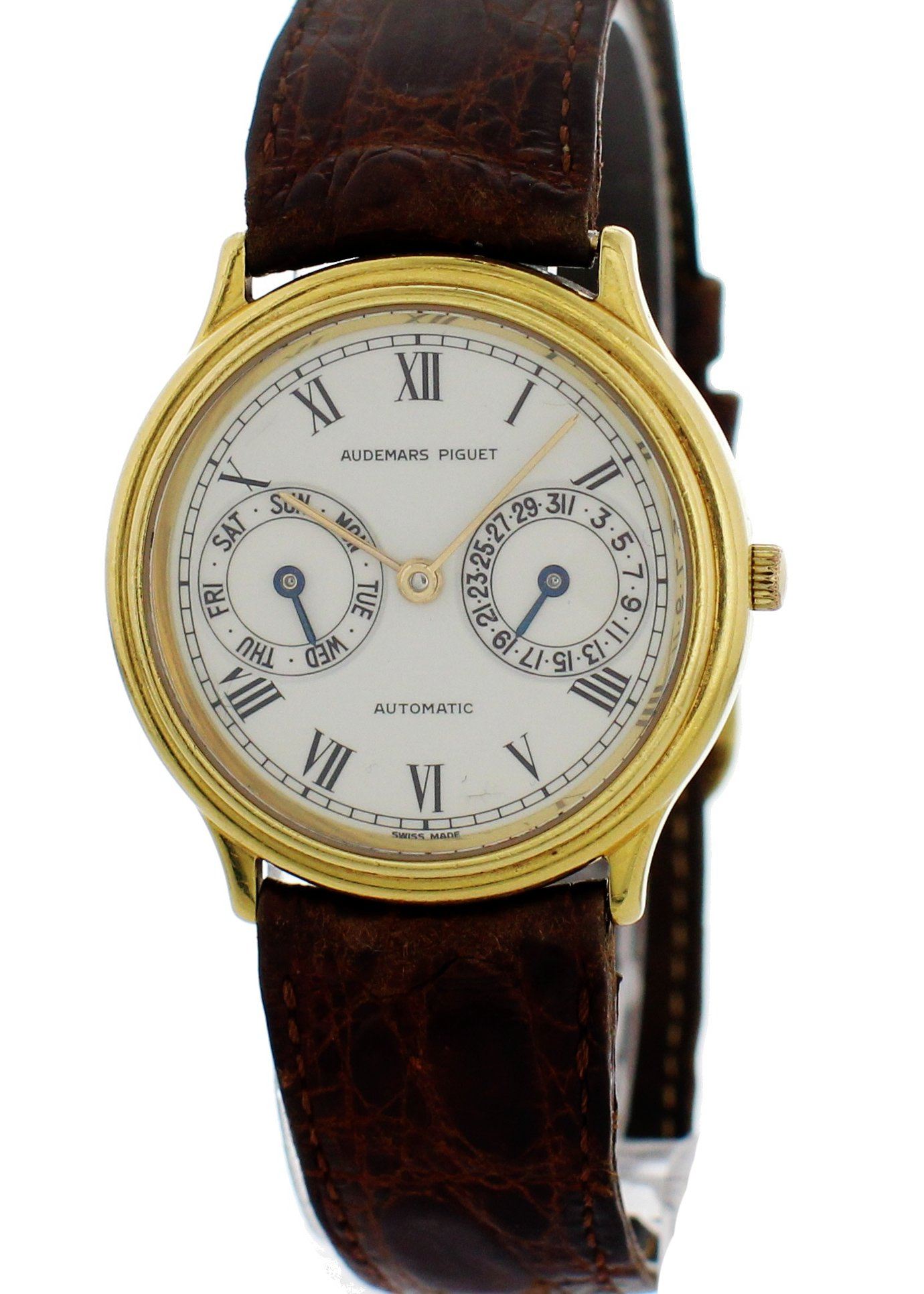 Audemars Piguet Day Date 18k Yellow Gold BA25574 Mens Watch - Wristwatch