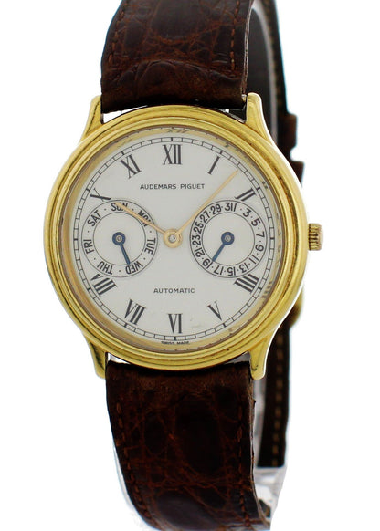 Audemars Piguet Day Date 18k Yellow Gold BA25574 Mens Watch - Wristwatch