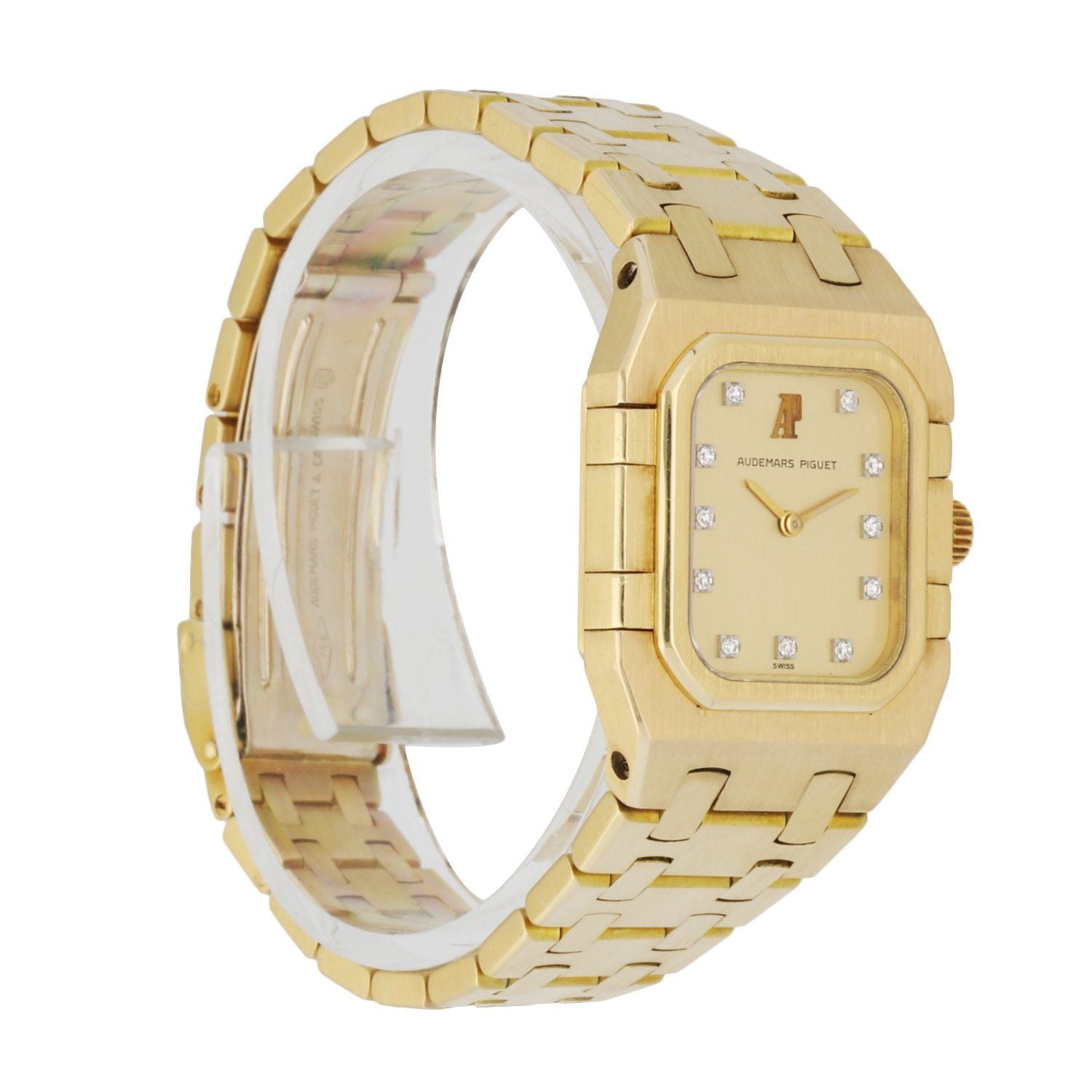Audemars Piguet 18K Yellow Gold & Diamond Dial Ladies Watch - Virtual