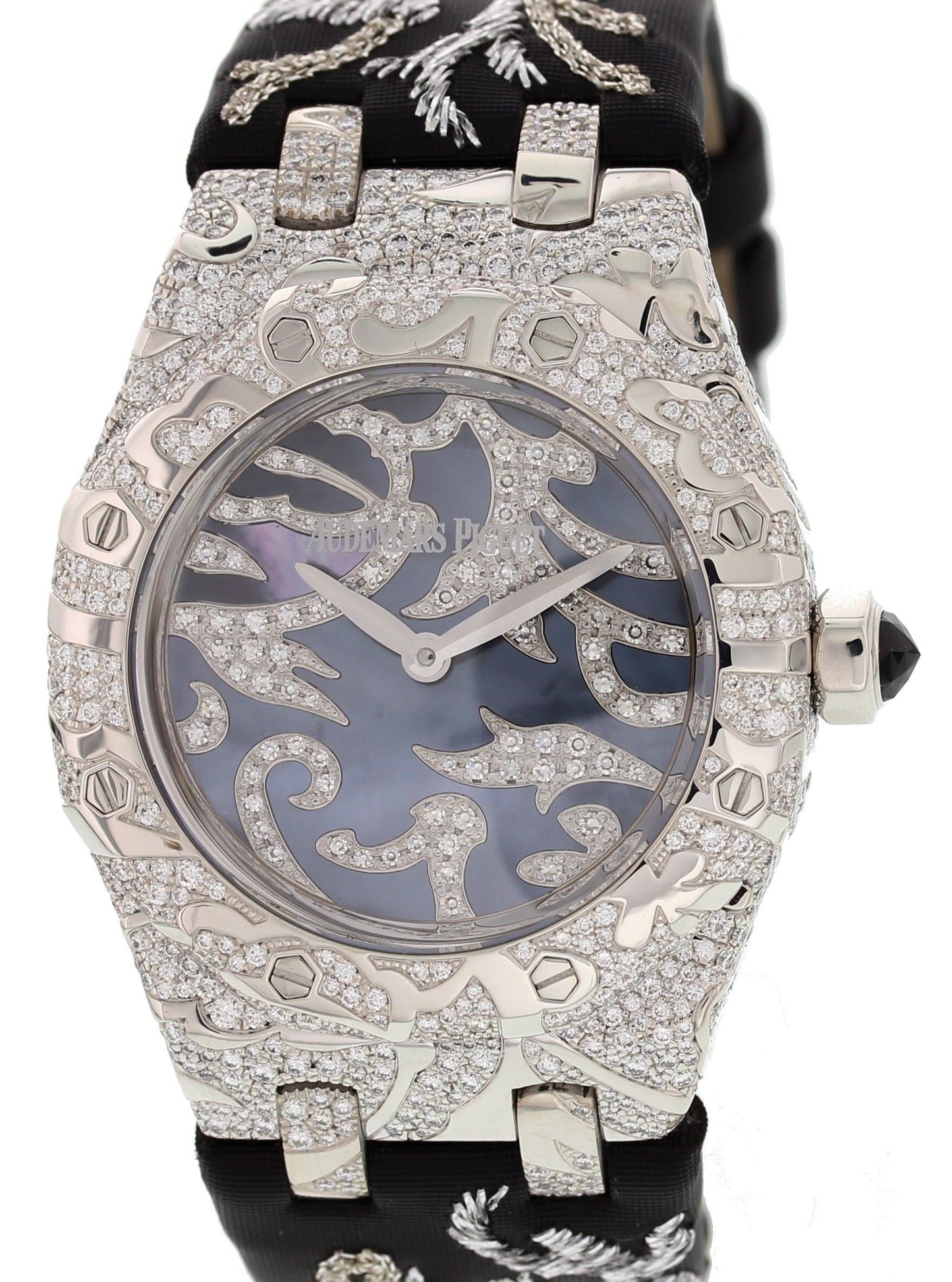 Audemars Piguet Lady Royal Oak 18k WG ’Oak Leaves Collection’ - Wristwatch