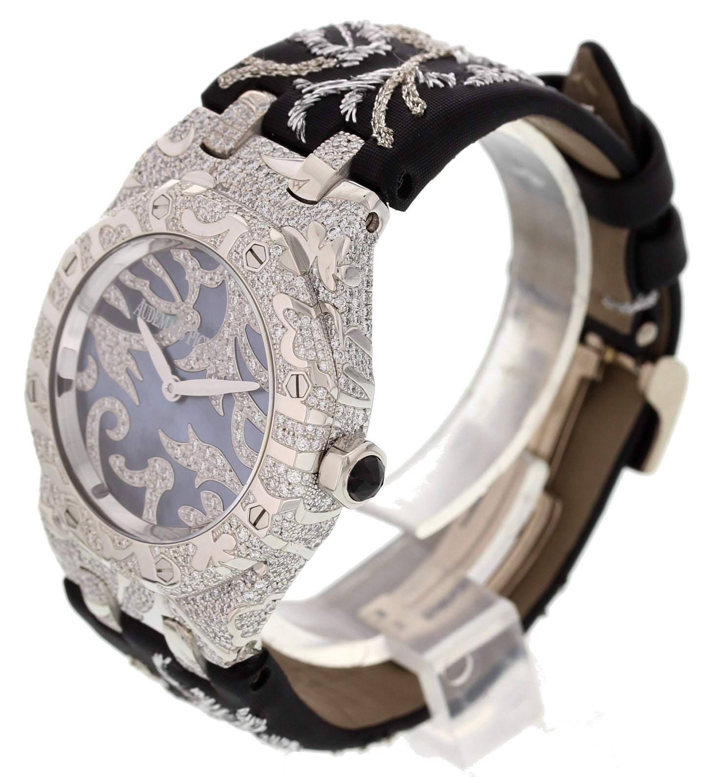 Audemars Piguet Lady Royal Oak 18k WG ’Oak Leaves Collection’ - Wristwatch