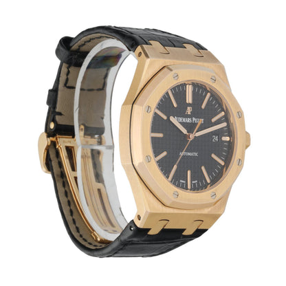 Audemars Piguet Royal Oak 15400OR 18k Pink Gold Mens Watch Box & Papers - Wristwatch