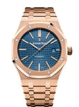 Audemars Piguet Royal Oak 15400OR.OO.1220OR.03 18k Pink Gold Mens Watch Box & Papers - Wristwatch