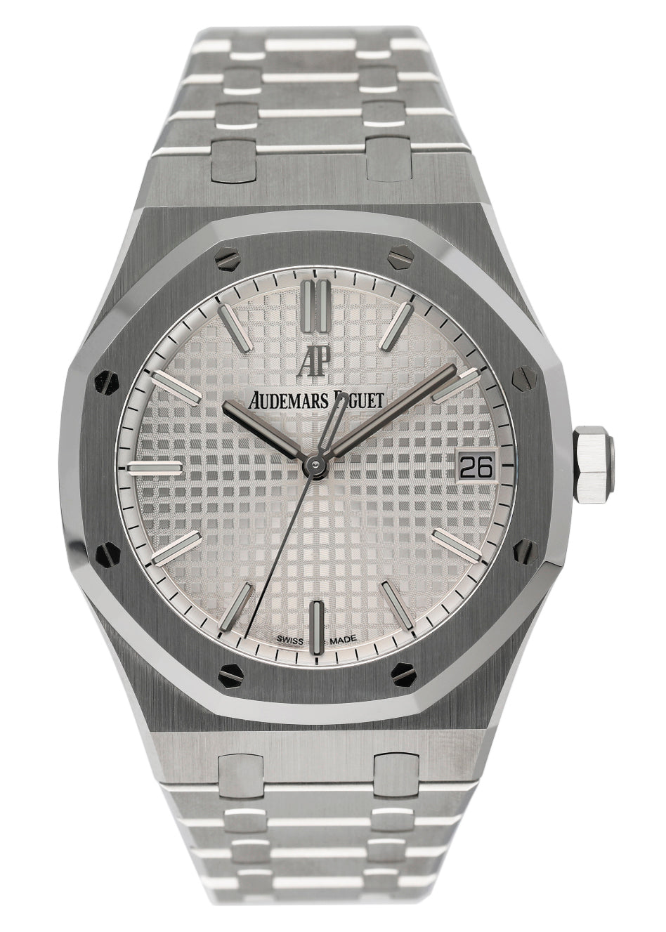 Audemars Piguet Royal Oak 15500ST Silver Dial Mens Watch Box Papers - Virtual