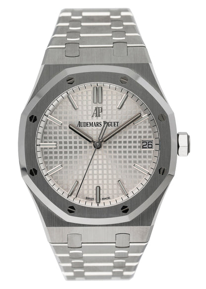 Audemars Piguet Royal Oak 15500ST Silver Dial Mens Watch Box Papers - Virtual