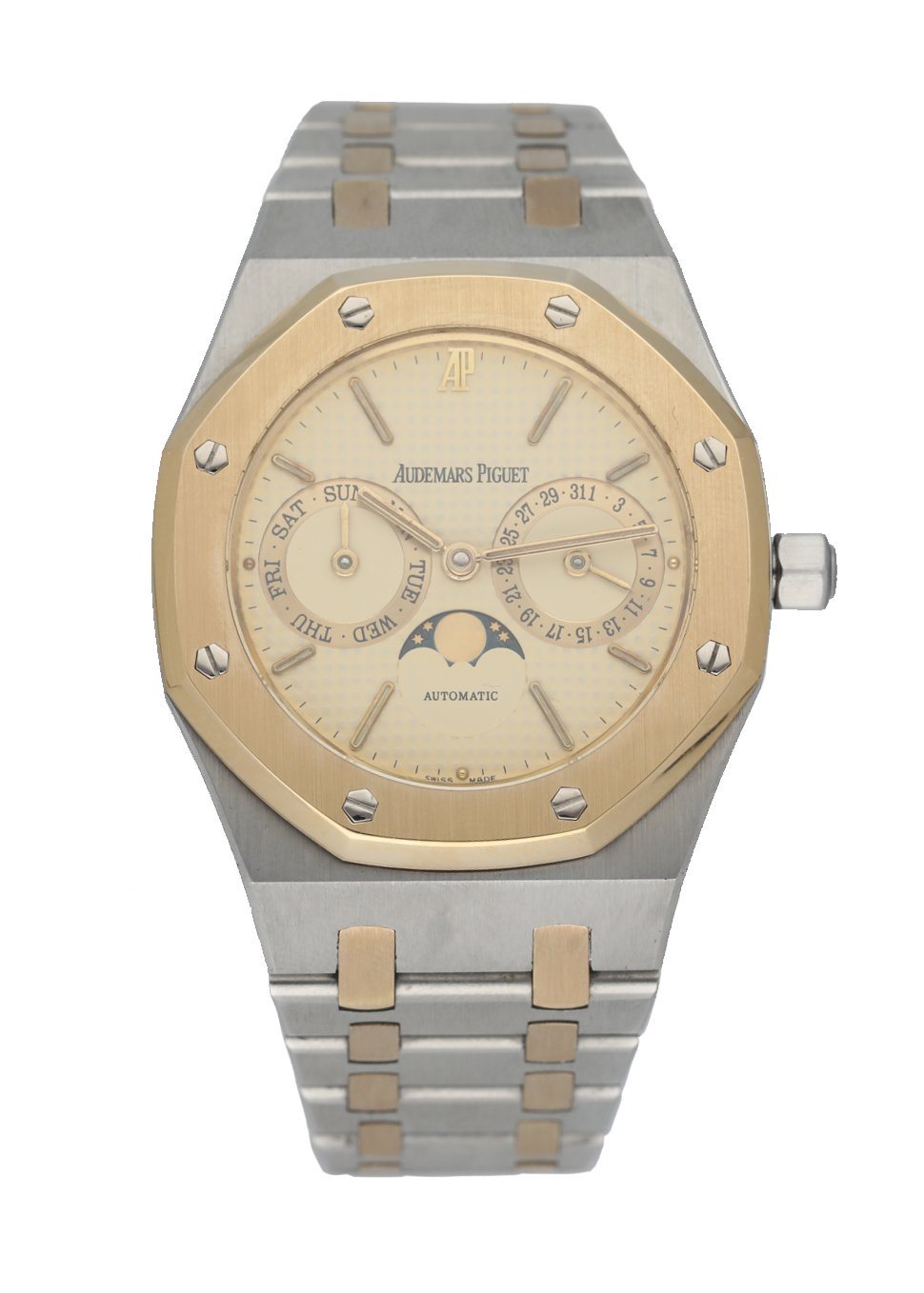 Audemars Piguet Royal Oak 25594SA Stainless Steel & 18K Yellow Gold Moonphase - Wristwatch