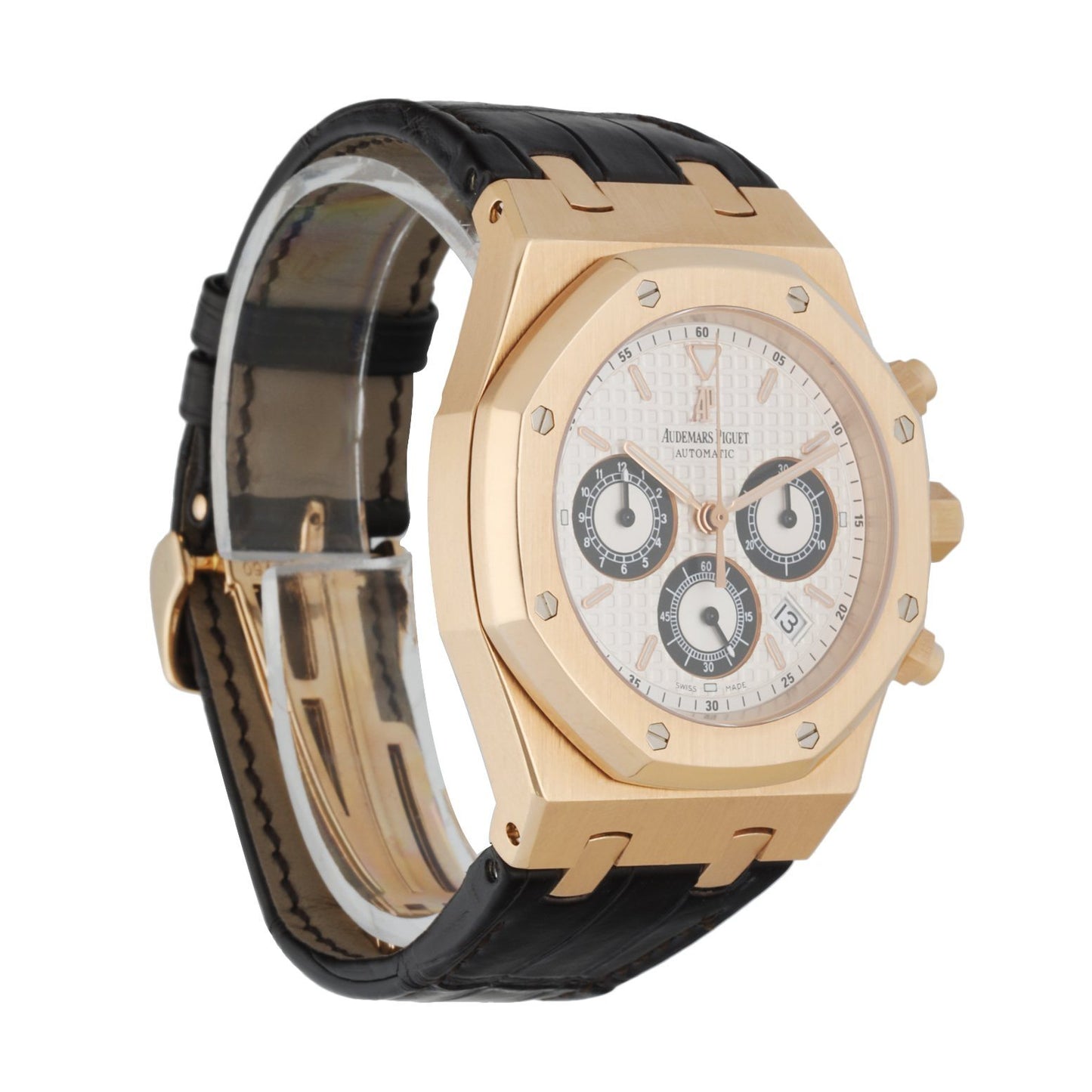 Audemars Piguet Royal Oak 26022OR 18K Rose Gold Chronograph Box & Papers - Wristwatch