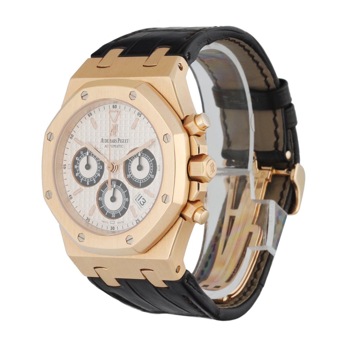 Audemars Piguet Royal Oak 26022OR 18K Rose Gold Chronograph Box & Papers - Wristwatch