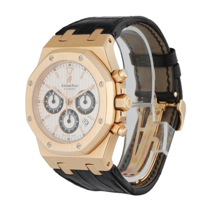 Audemars Piguet Royal Oak 26022OR 18K Rose Gold Chronograph Box & Papers - Wristwatch