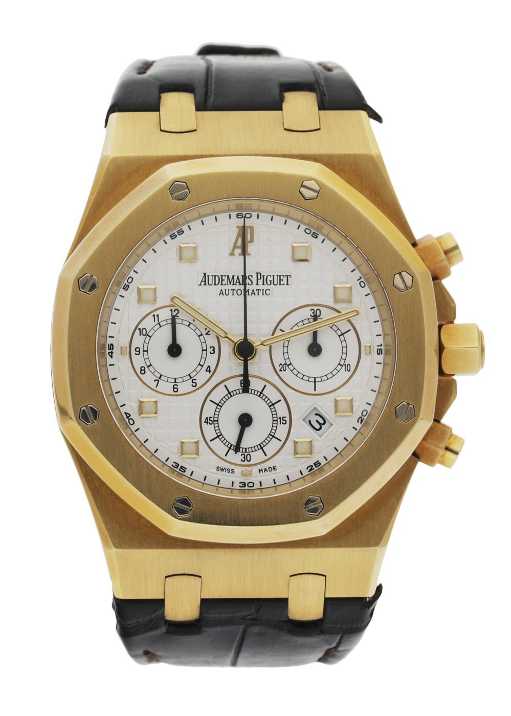 Audemars Piguet Royal Oak 26022OR 18K Rose Gold Chronograph Men's Watch