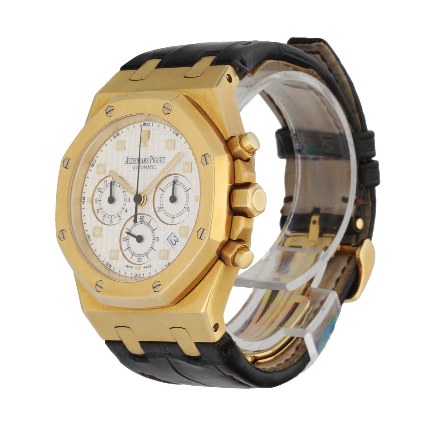 Audemars Piguet Royal Oak 26022OR 18K Rose Gold Chronograph Men's Watch