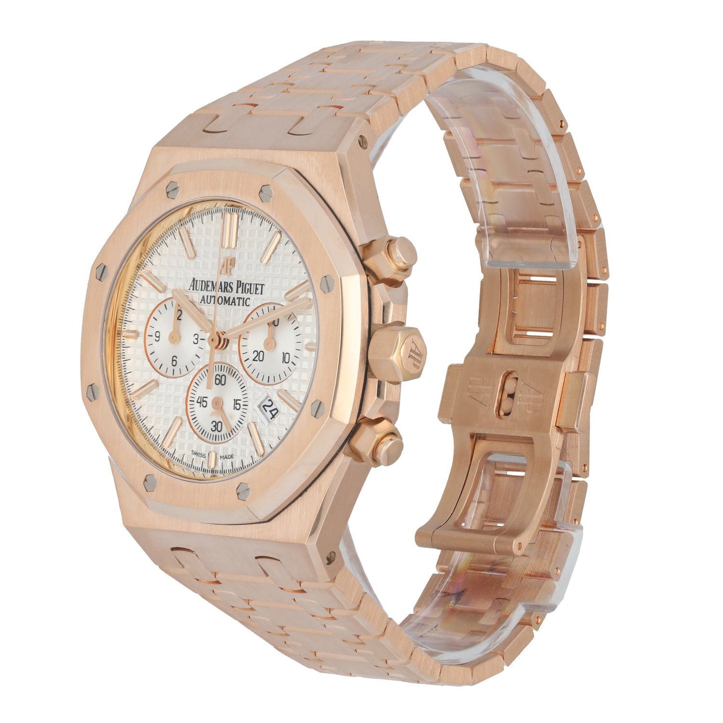 Audemars Piguet Royal Oak 26320OR.00.D088CR.01 Chronograph 18K Rose Gold Men's Watch Box & Papers