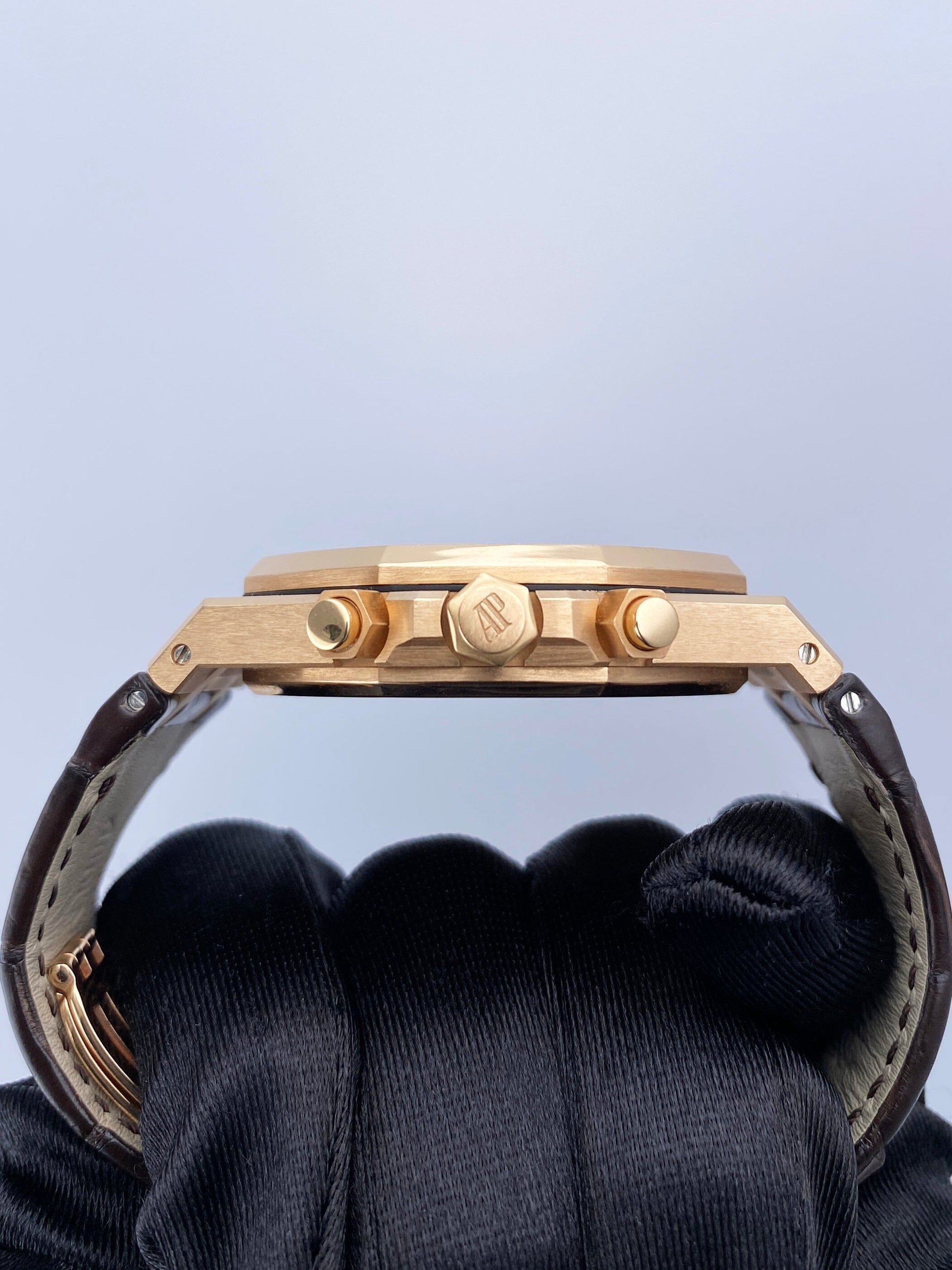 Audemars Piguet Royal Oak 26331OR 18k Rose Gold Mens Watch Box Papers