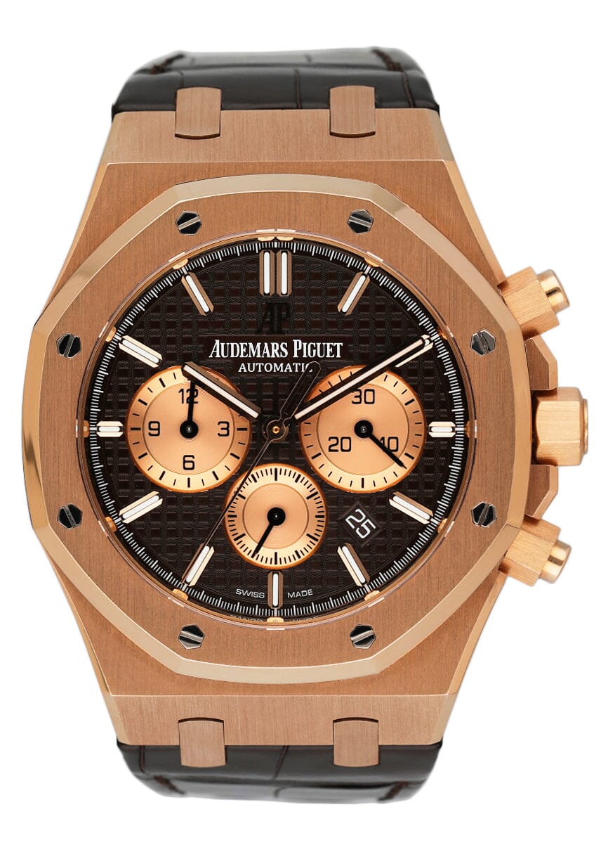 Audemars Piguet Royal Oak 26331OR 18k Rose Gold Mens Watch Box Papers