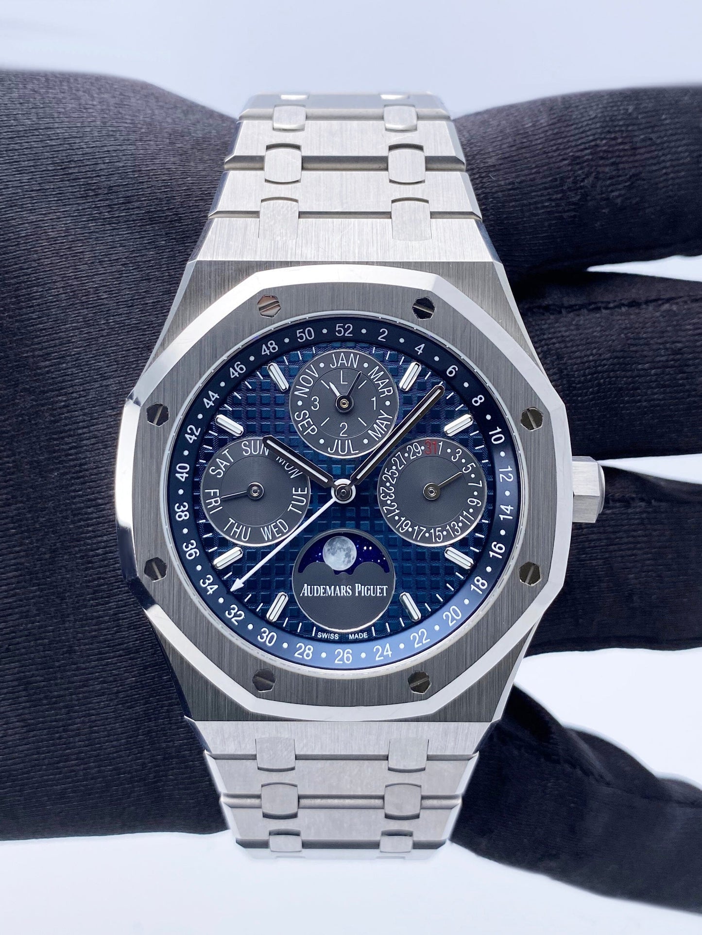 Audemars Piguet Royal Oak 26574TI Perpetual Calendar Mens Watch