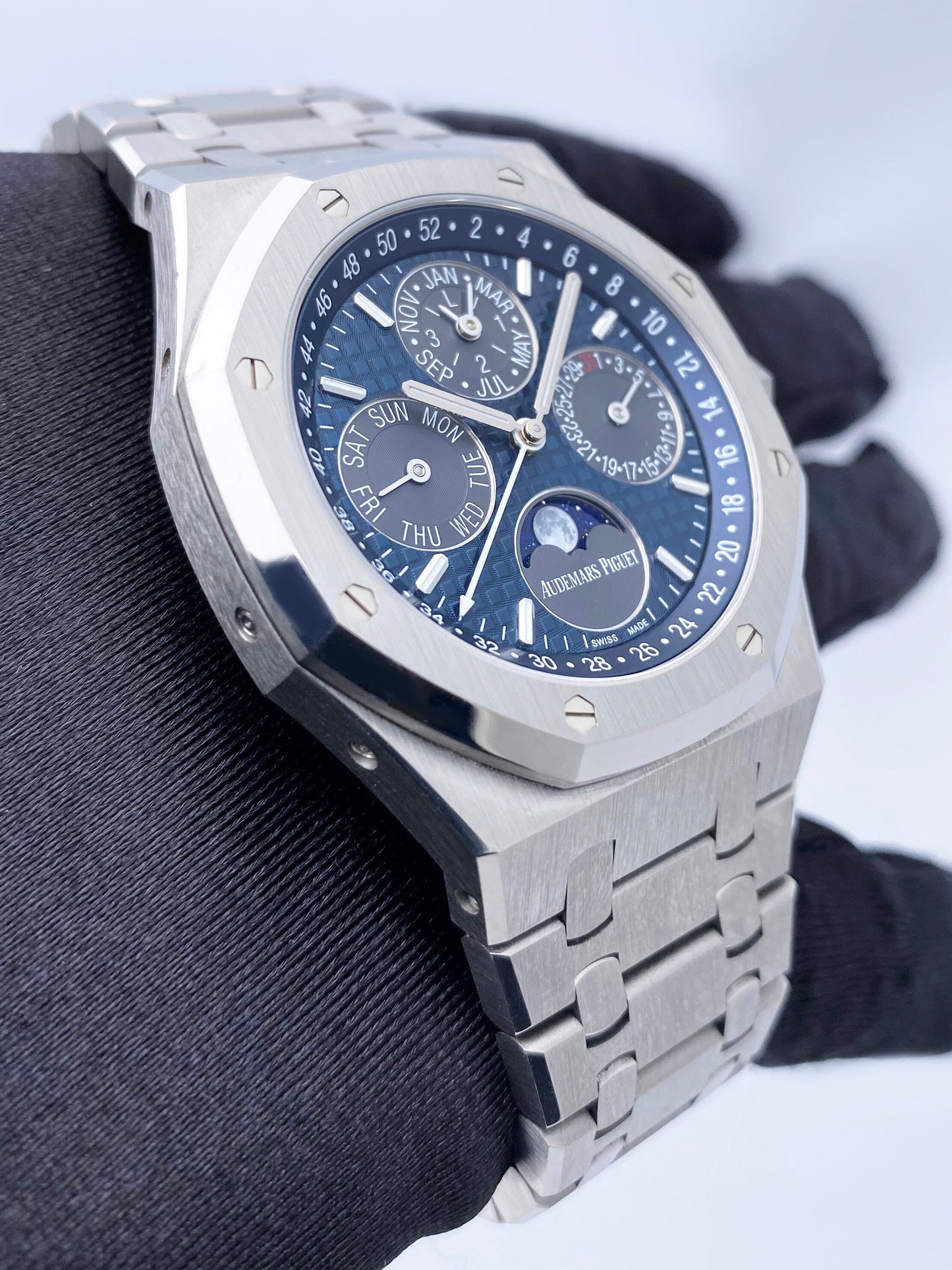 Audemars Piguet Royal Oak 26574TI Perpetual Calendar Mens Watch