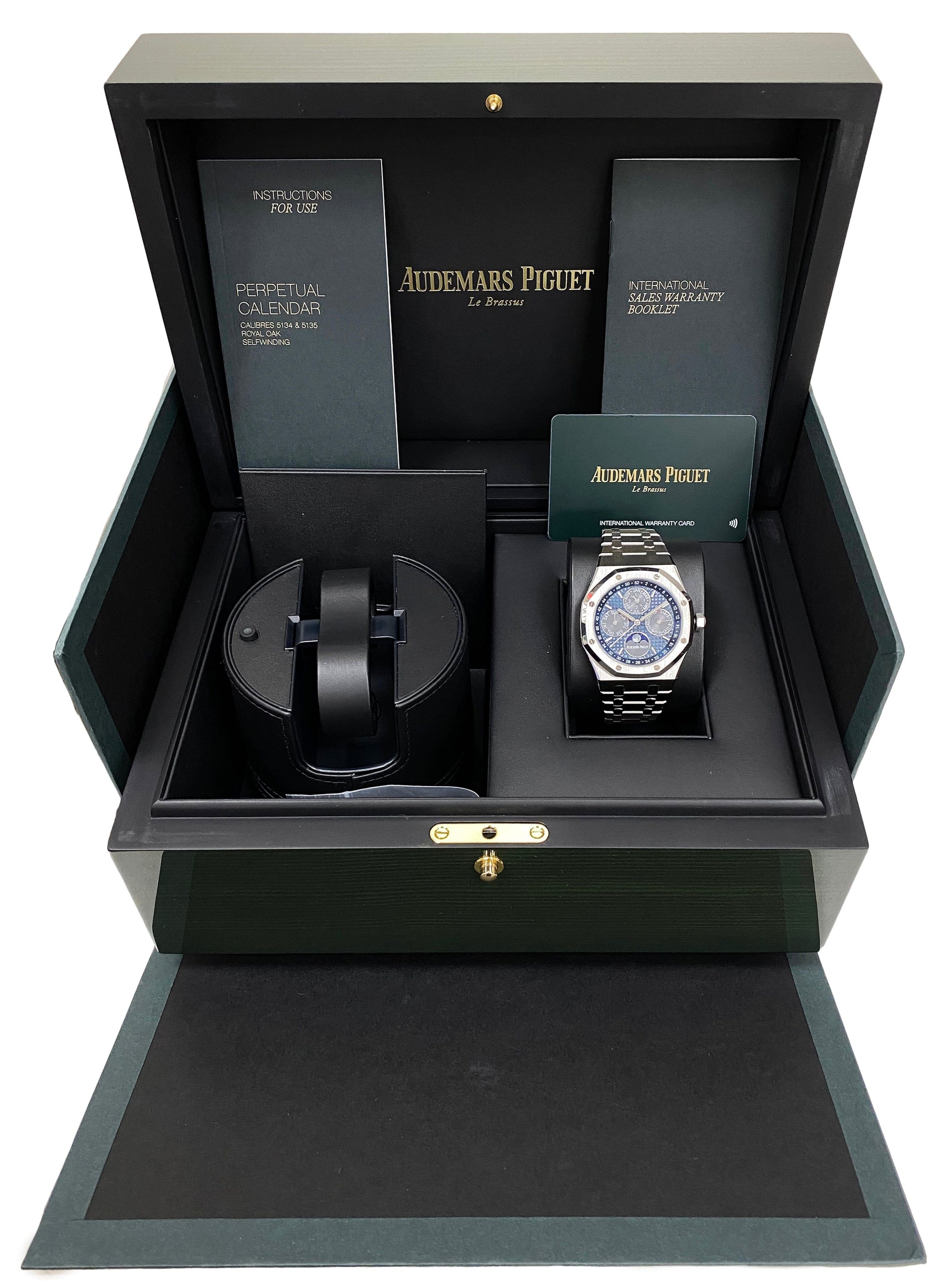 Audemars Piguet Royal Oak 26574TI Perpetual Calendar Mens Watch Box Papers