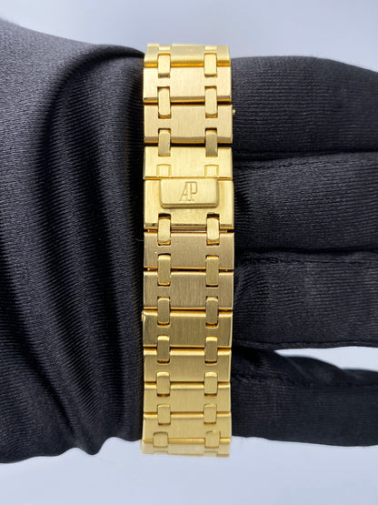 Audemars Piguet Royal Oak 56175BA White Dial 18K Yellow Gold Watch - Watches