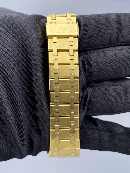 Audemars Piguet Royal Oak 6023BA Gray Dial Yellow Gold Mens Watch - Watches