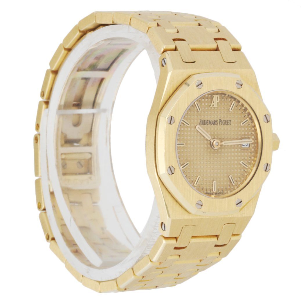 Audemars Piguet Royal Oak 66270BA 18K Yellow Gold Quartz Ladies Watch