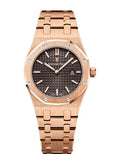 Audemars Piguet Royal Oak 67650OR.OO.1261OR.01 18k Pink Gold Ladies Watch Box & Papers - Wristwatch