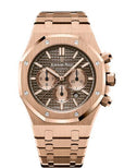 Audemars Piguet Royal Oak Chronograph 26331OR.OO.1220OR.02 18k Pink Gold Mens Watch. Box & Papers.