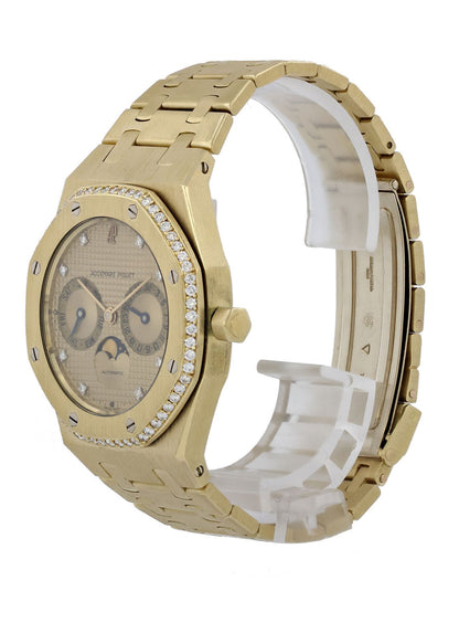 Audemars Piguet Royal Oak Day Date Moonphase 18k Yellow Gold Mens Watch