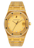 Audemars Piguet Royal Oak Diamond Champagne Dial 18K Yellow Gold Mens Watch - Watches