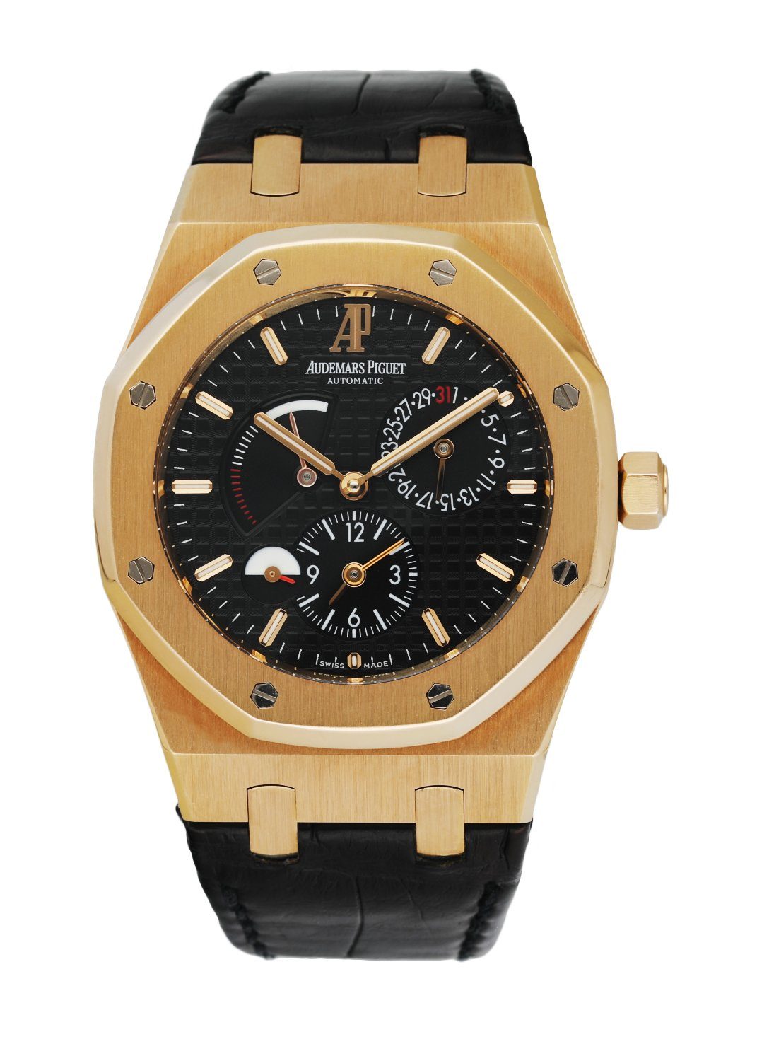 Audemars Piguet Royal Oak Dual Time 26120OR 18K Rose Gold Men’s Watch - Wristwatch