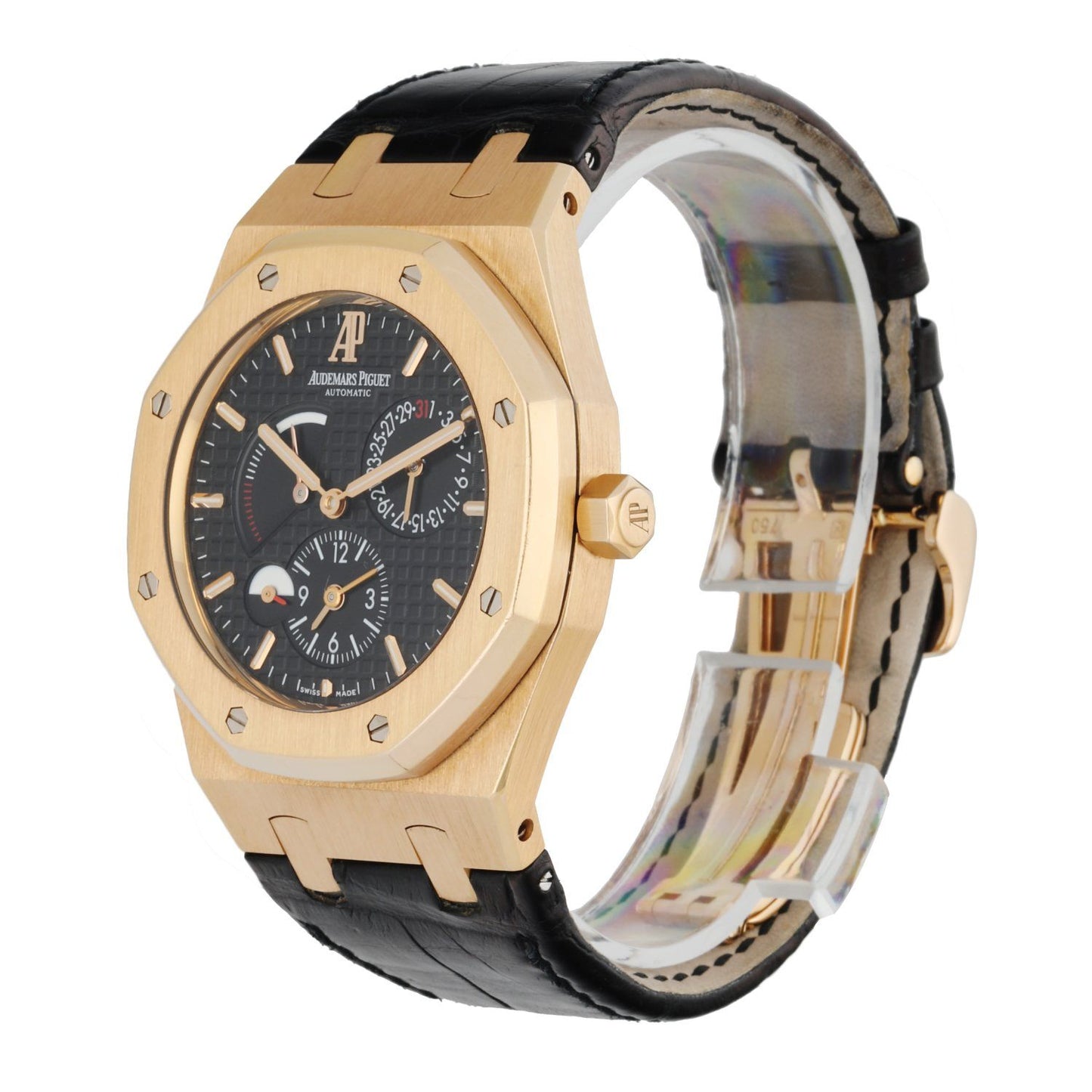Audemars Piguet Royal Oak Dual Time 26120OR 18K Rose Gold Men’s Watch - Wristwatch