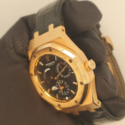Audemars Piguet Royal Oak Dual Time 26120OR 18K Rose Gold Men’s Watch W/Box & Papers - Wristwatch