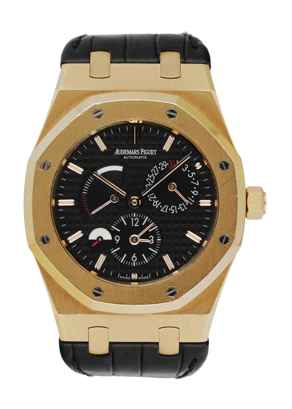 Audemars Piguet Royal Oak Dual Time 26120OR 18K Rose Gold Men’s Watch W/Box & Papers - Wristwatch