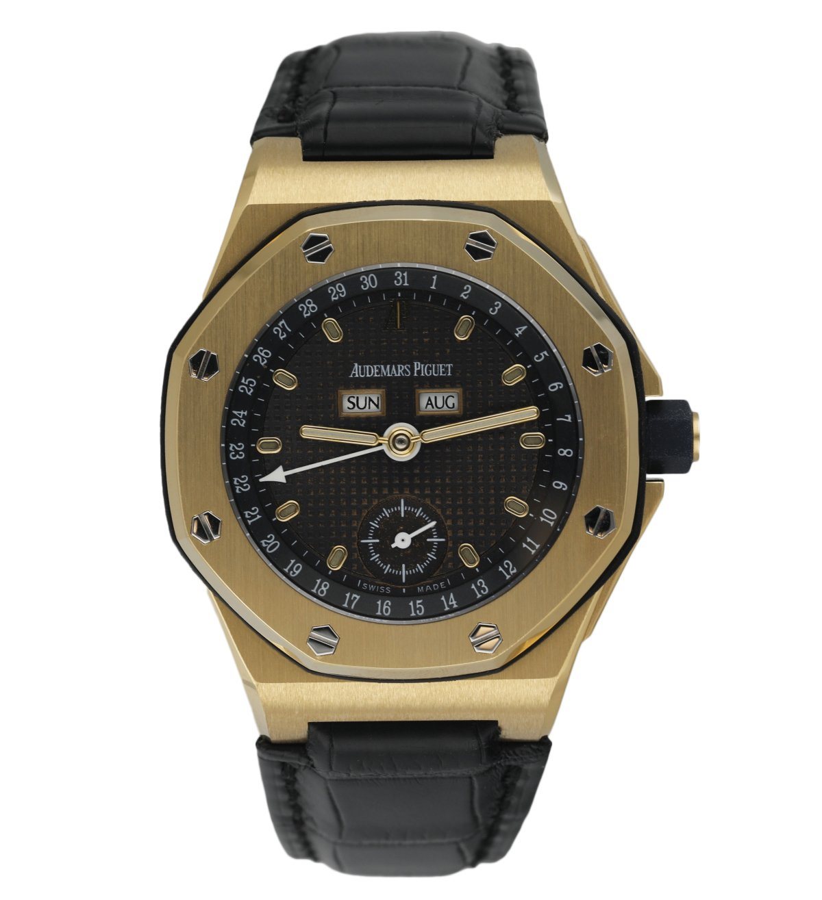 Audemars Piguet Royal Oak Offshore 25808BA 18K Yellow Gold Archives Papers - Wristwatch