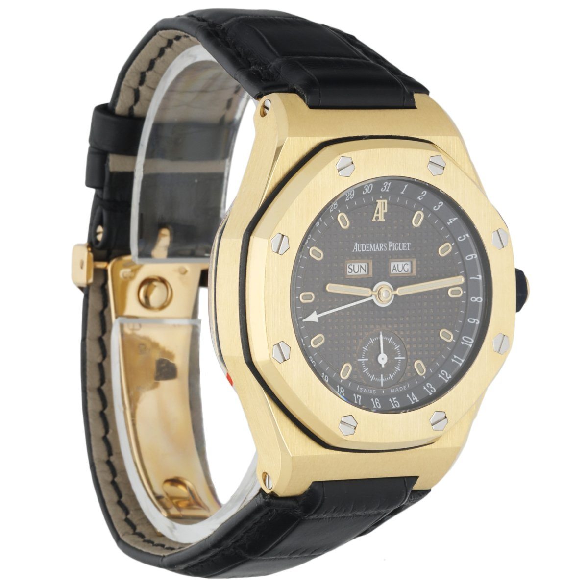 Audemars Piguet Royal Oak Offshore 25808BA 18K Yellow Gold Archives Papers - Wristwatch