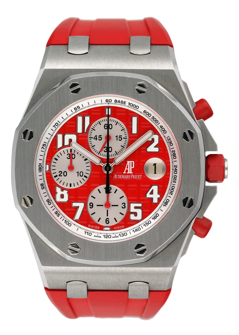 Audemars Piguet Royal Oak Offshore Limited Edition Rhone-Fusterie 26108ST Mens Watch Box Papers