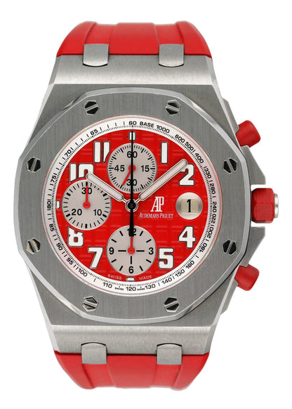 Audemars Piguet Royal Oak Offshore Limited Edition Rhone-Fusterie 26108ST Mens Watch Box Papers